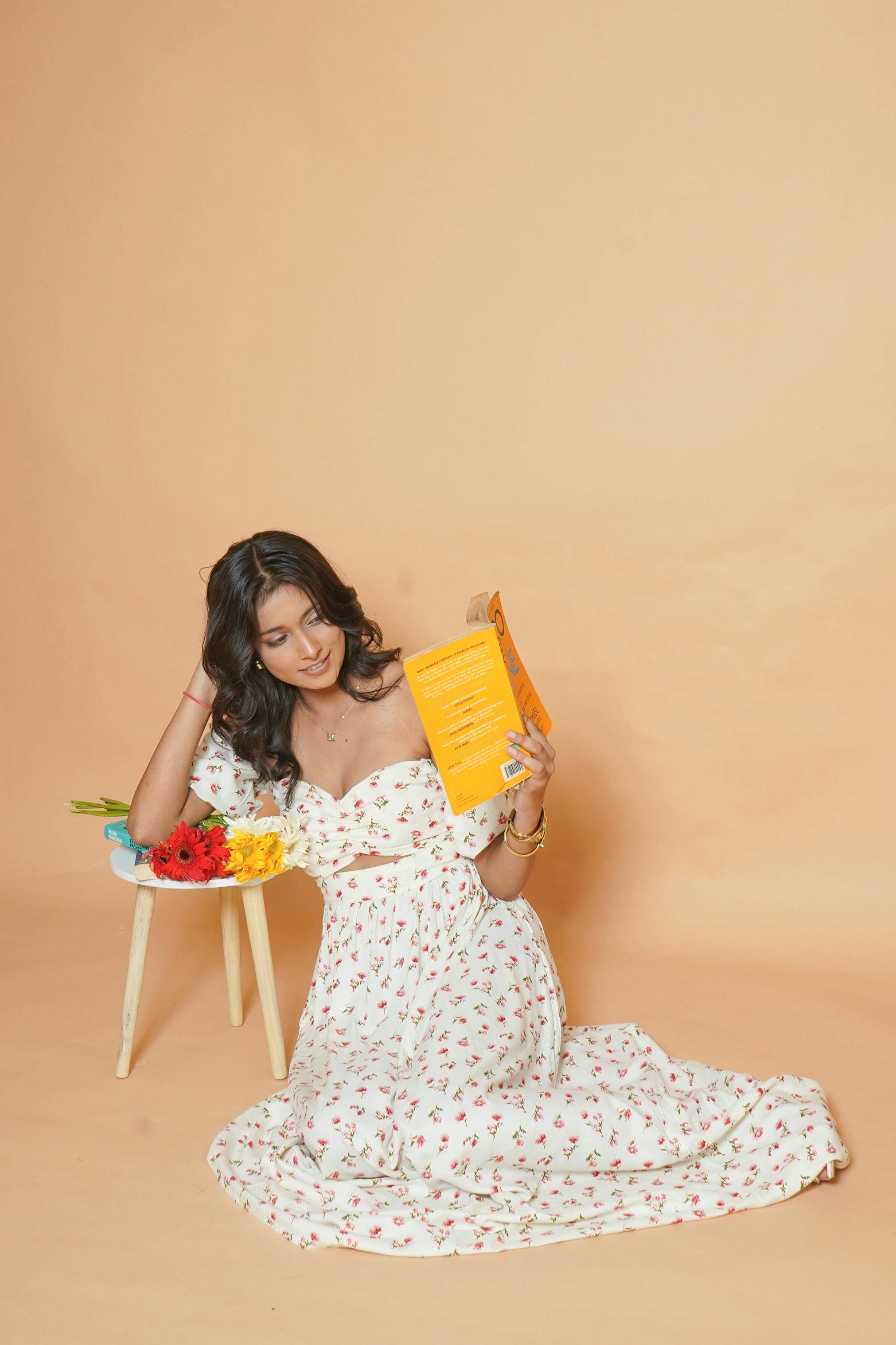 White Floral Dress