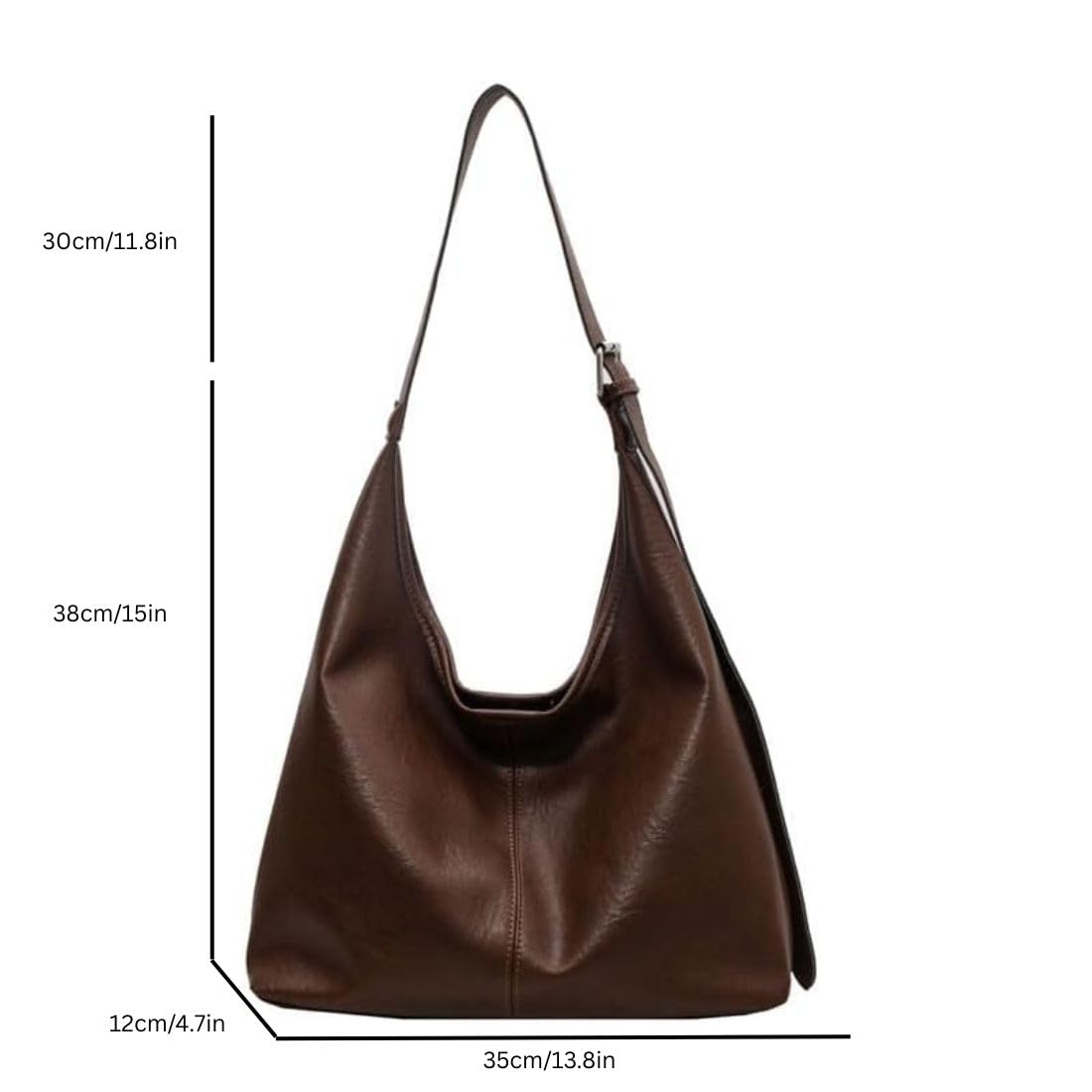 Hobo Slouchie Shoulder Bag - Brown
