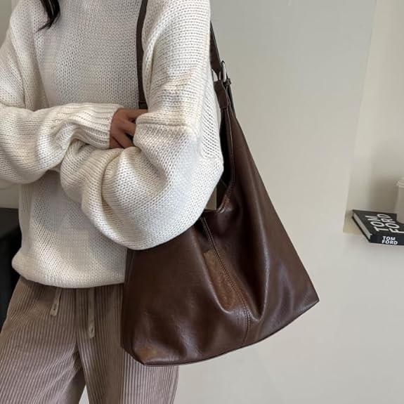 Hobo Slouchie Shoulder Bag - Brown