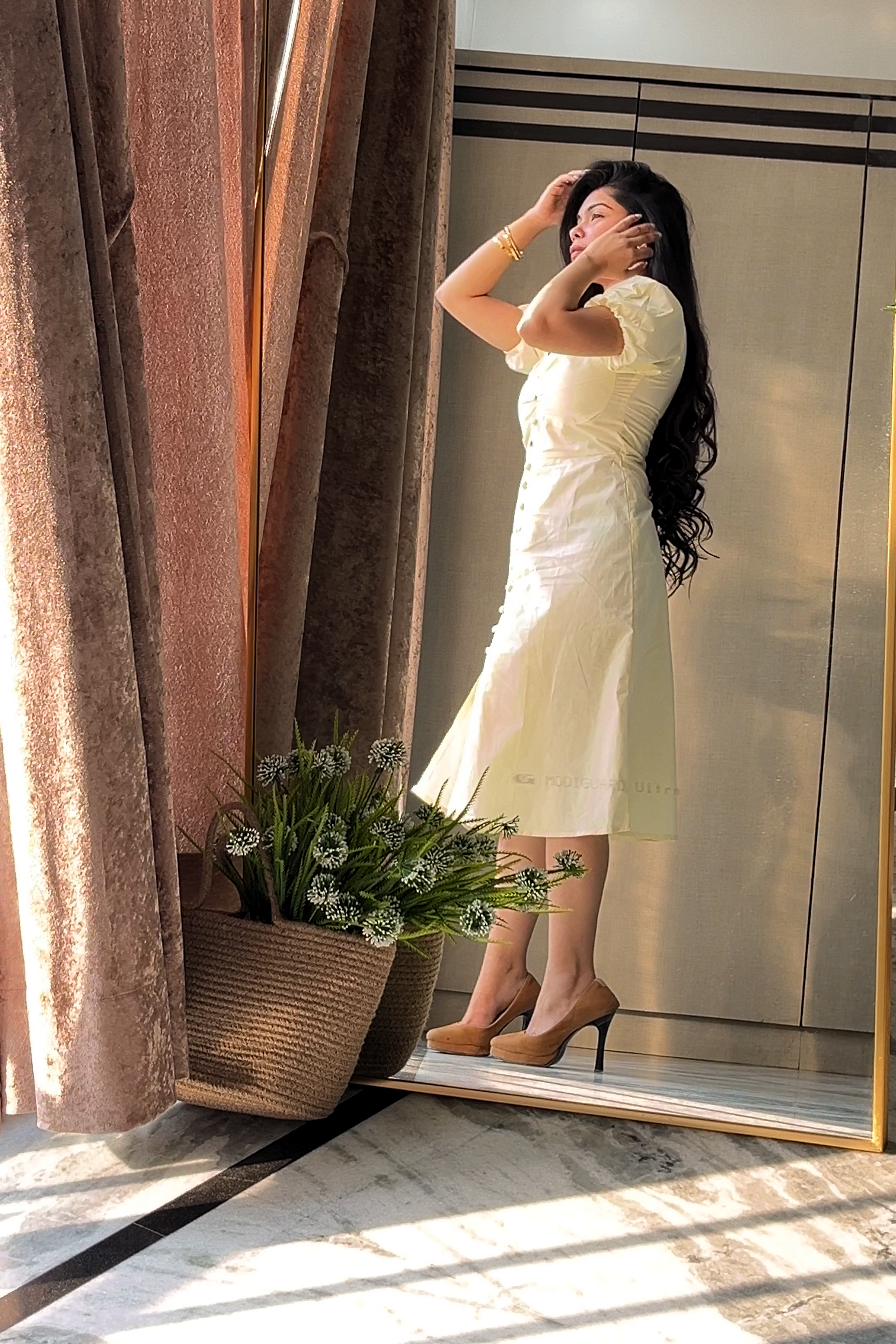 cream button dress Buy Sosandar Cream Leather Button Front Dress from Next USA